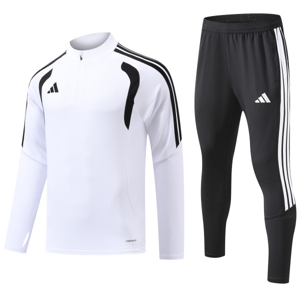 2026 AD White Half Pull Tracksuit