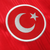 1996 Turkey Red Retro Soccer Jersey
