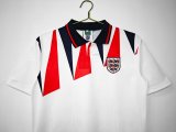 1992 England Home Retro Soccer Jersey