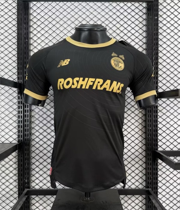 26-27 Toluca Black Special Edition Player Version Soccer Jersey