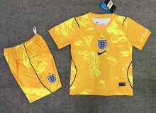 2026 England GoalKeeper Kids Soccer Jersey