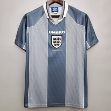 1996 England Away Retro Soccer Jersey