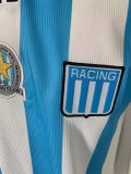 2000-2001 Racing Club Home Retro Soccer Jersey