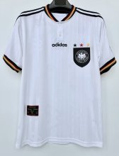 1996 Germany Home White Retro Soccer Jersey