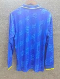 2014 Colombia Long Sleeve Retro Soccer Jersey