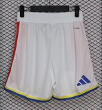 2026 Colombia White Player Version Shorts Pants (球员短裤)
