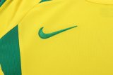 2002 Brazil Home Long sleeves Retro Kids Soccer Jersey