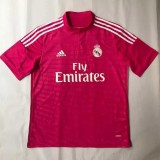 2014-2015 RMA Away Pink Retro Soccer Jersey