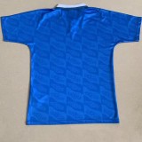1992 Brazil Blue Retro Soccer Jersey