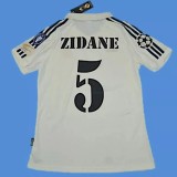 2001-2002 RMA Champions League Home Retro Soccer Jersey