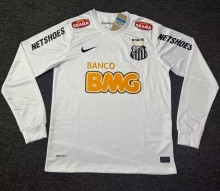 2011-2012 Santos FC Home Long sleeves Retro Soccer Jersey