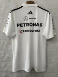 2026 F1 Benz New Pattern Short Sleeve Racing Suit