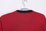 2010 Man Utd Home Long sleeves Retro Soccer Jersey