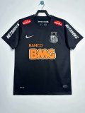 2012-2013 Santos FC Black Retro Soccer Jersey