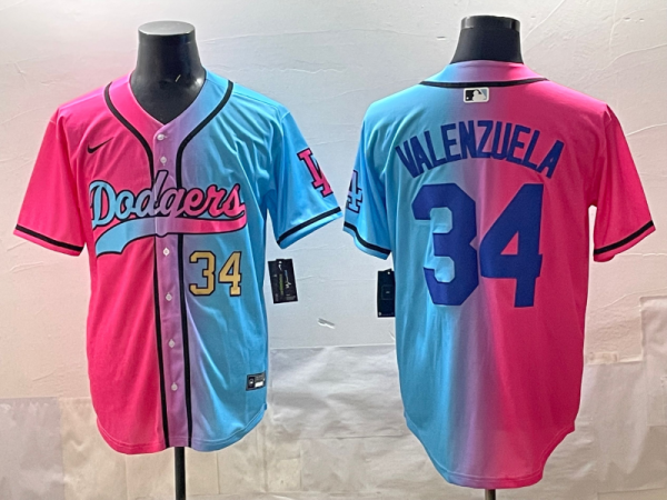 2025 MLB Los Angeles Dodgers New Pattern Jersey