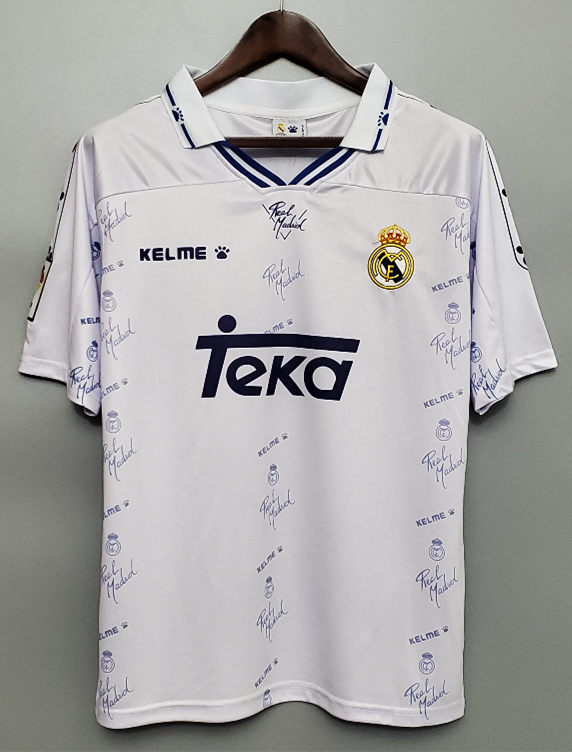 1994-1996 RMA Home Retro Soccer Jersey