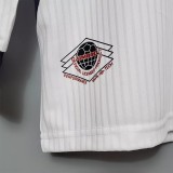 1998 England Home Retro Long Sleeve Soccer Jersey