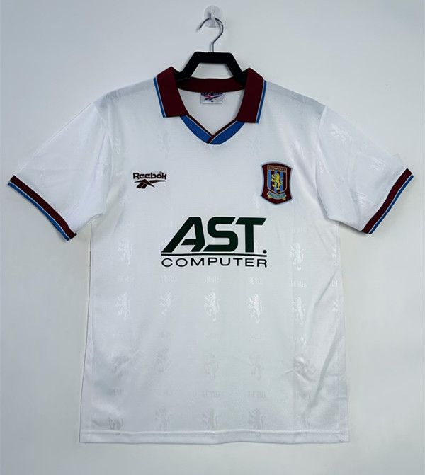 1995-1996 Aston Villa Away Retro Soccer Jersey-Second Edition