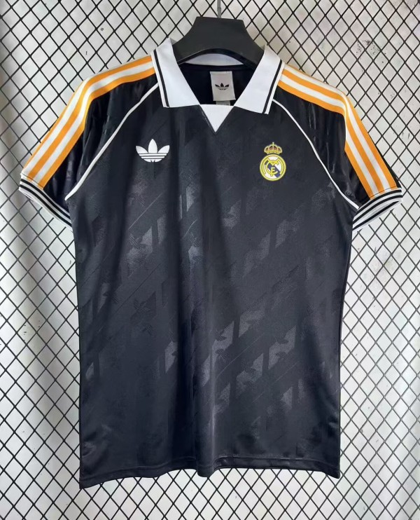 26-27 RMA Black Special Edition Fans Soccer Jersey