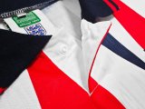 1992 England Home Retro Soccer Jersey