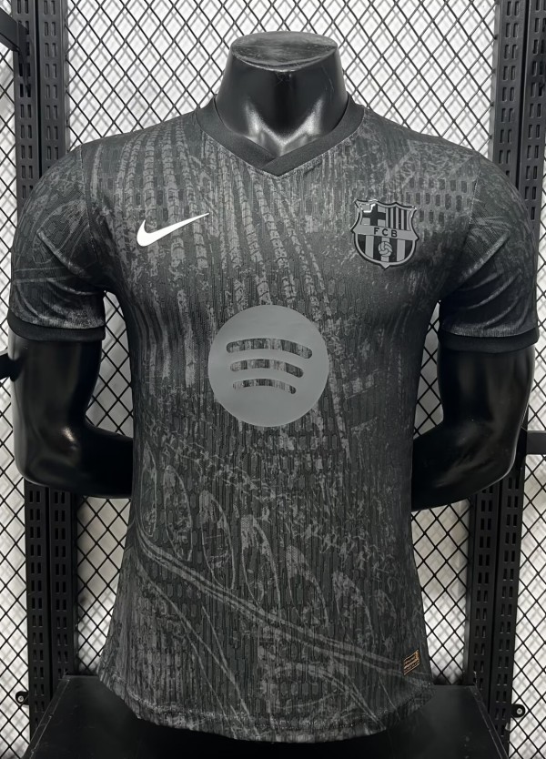 26-27 BAR Black Special Edition Player Version Soccer Jersey