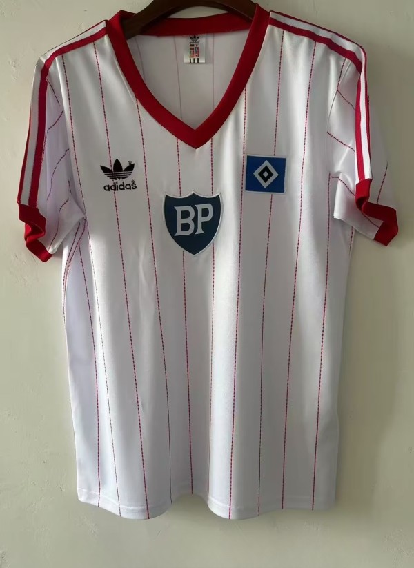 1984 Hamburger Away Retro Soccer Jersey