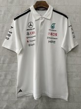2026 F1 Benz New Pattern Short Sleeve Racing Suit