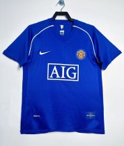2007-2008 Man Utd Goalkeeper Retro Soccer Jersey