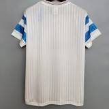 1990 Marseille Home Retro Soccer Jersey
