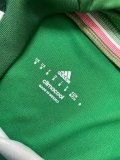 2014 Mexico Home Long Sleeve Retro Soccer Jersey
