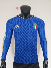 2026 Italy Home Long sleeves Player Version Soccer Jersey*长袖球员