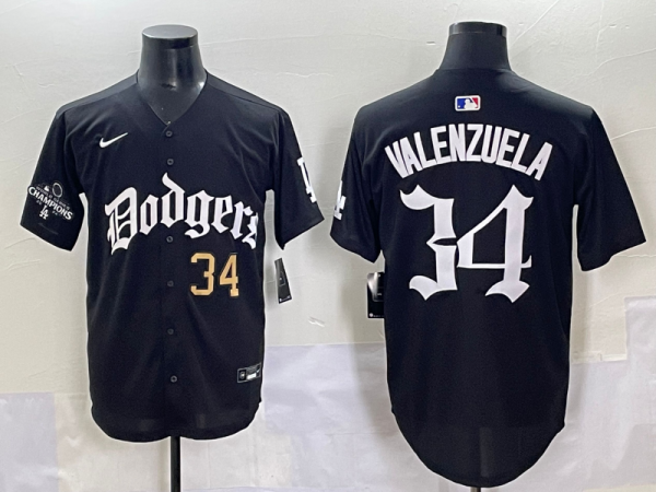 2025 MLB Los Angeles Dodgers New Pattern Jersey