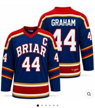 2026 NHL Briar University Garrett Graham Jersey