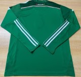 2014 Mexico Home Long Sleeve Retro Soccer Jersey