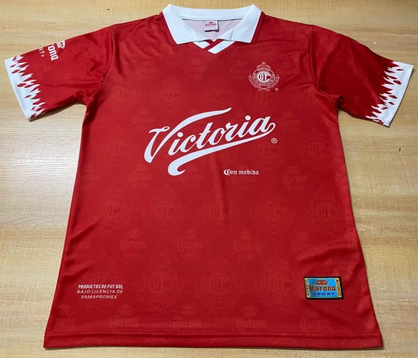 1997-1998 Toluca Home Retro Soccer Jersey