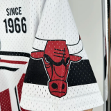 2026 BULLS White Retro High Quality Casual T-Shirt #MN