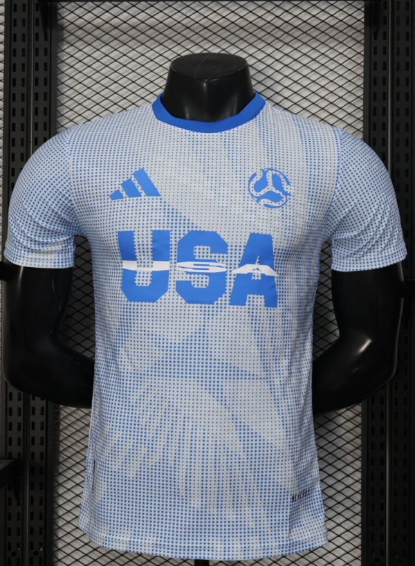 2026 USA World Cup Culture Promotion Blue Player Version Training shirts