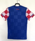 2010 Croatia Away Blue Retro Soccer Jersey