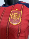 2026 World Cup Spain Home Player Version Soccer Jersey