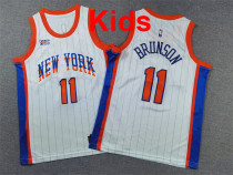 2026  Knicks Top Quality Hot Pressing Kids NBA Jersey