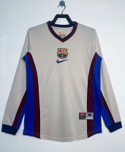 1998-1999 BAR Away Long Sleeve Retro Soccer Jersey