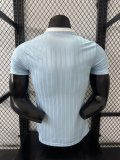 2025 AD Casual Light Blue Player Version Training shirts *三叶草