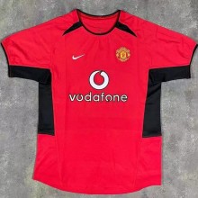 2002-2004 Man Utd Home Retro Soccer Jersey