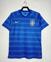 2014 Brazil Away Retro Soccer Jersey