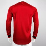 1999-2000 Man Utd Home Long Sleeve Retro Soccer Jersey(决赛版)