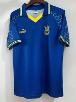 1998 Ukraine Away Retro Soccer Jersey