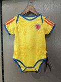 2026 World Cup Colombia Home Baby Infant Crawl Suit
