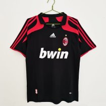 2007-2008 ACM Third Black Retro Soccer Jersey