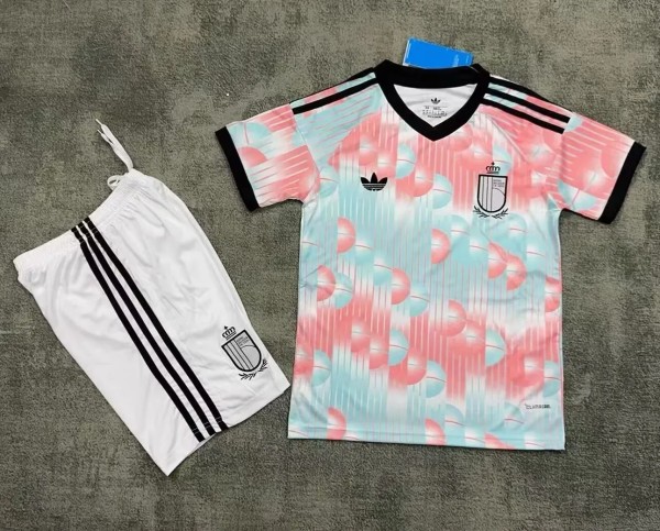 2026 Belgium Away Kids Soccer Jersey