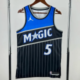 25-26 Magic BANCHERO #5 Black Top Quality Hot Pressing NBA Jersey (Trapeze Edition) 飞人版